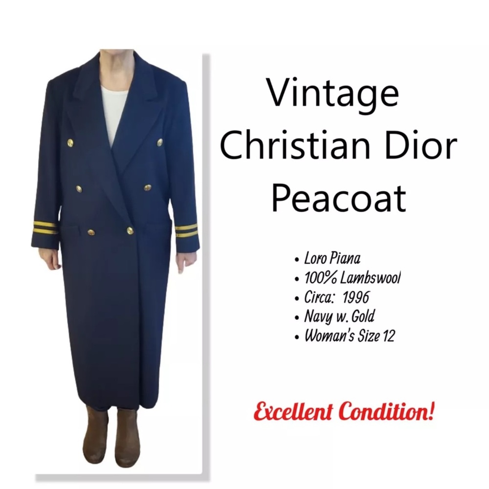Christian Dior peacoat